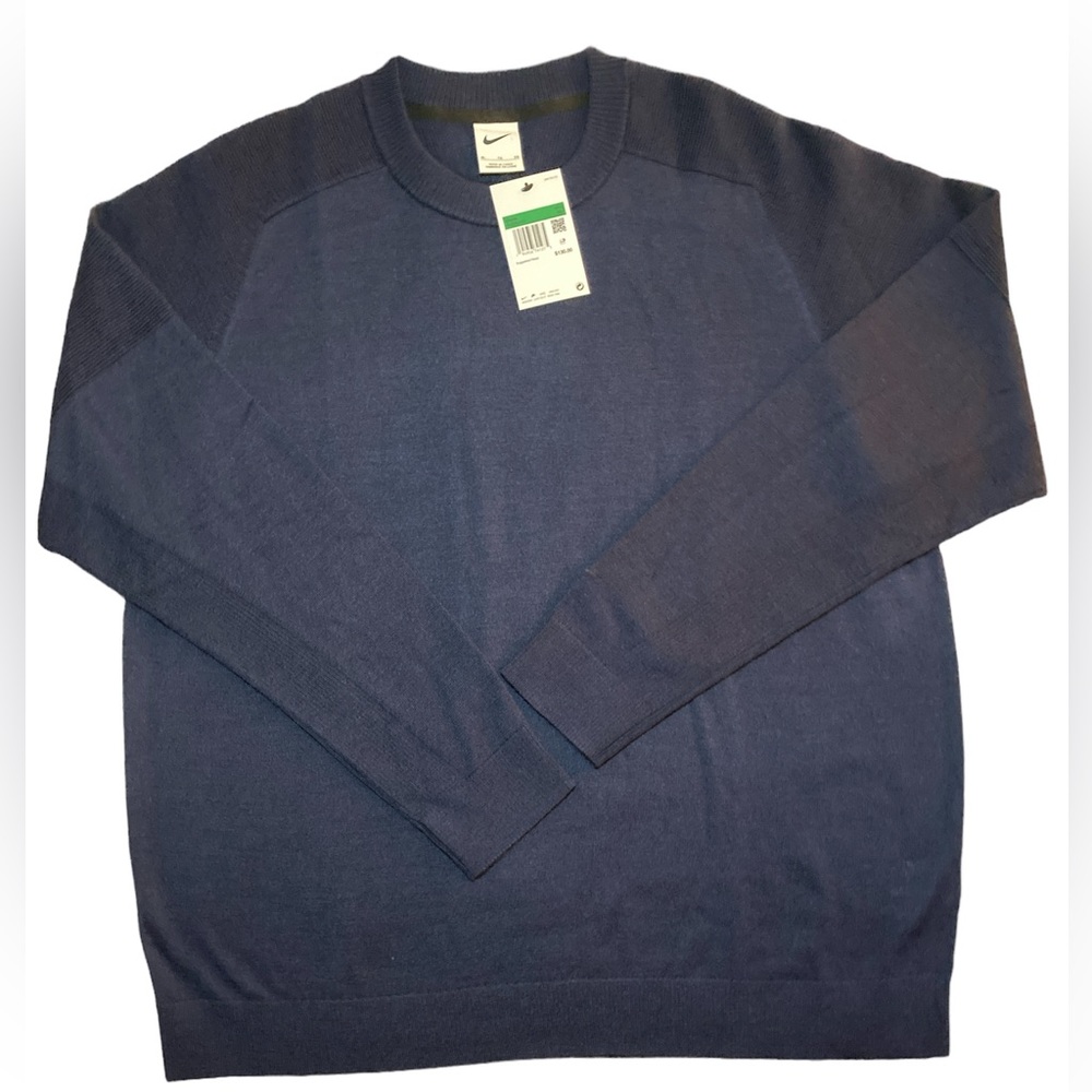 Nike TW Tiger Woods Collection Knit Golf Sweater Wool Blend XL CU9782-451